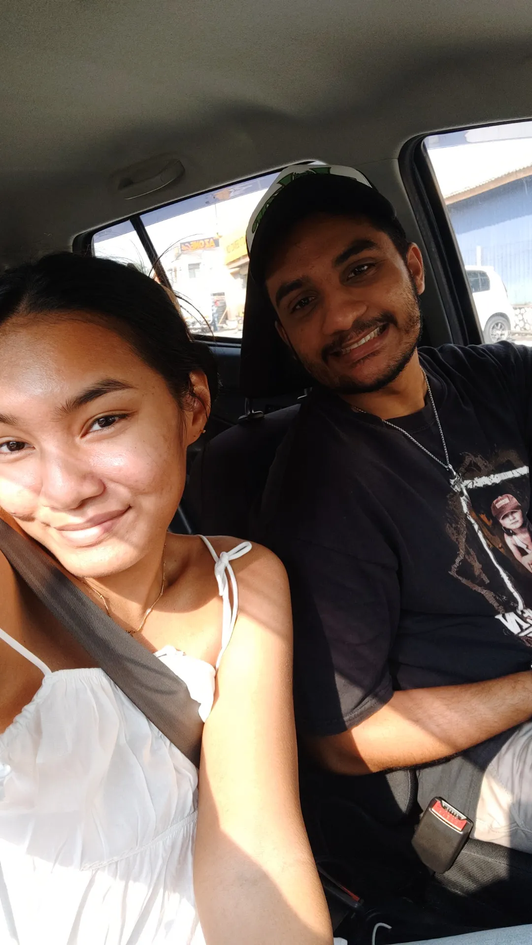 car selfie xD
